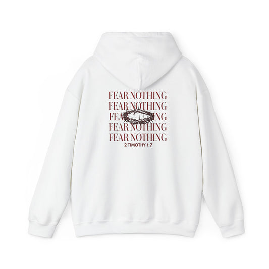 Fear Nothing Unisex Christian Hoodie | GV Gold Monogram Collection Faith Streetwear Apparel