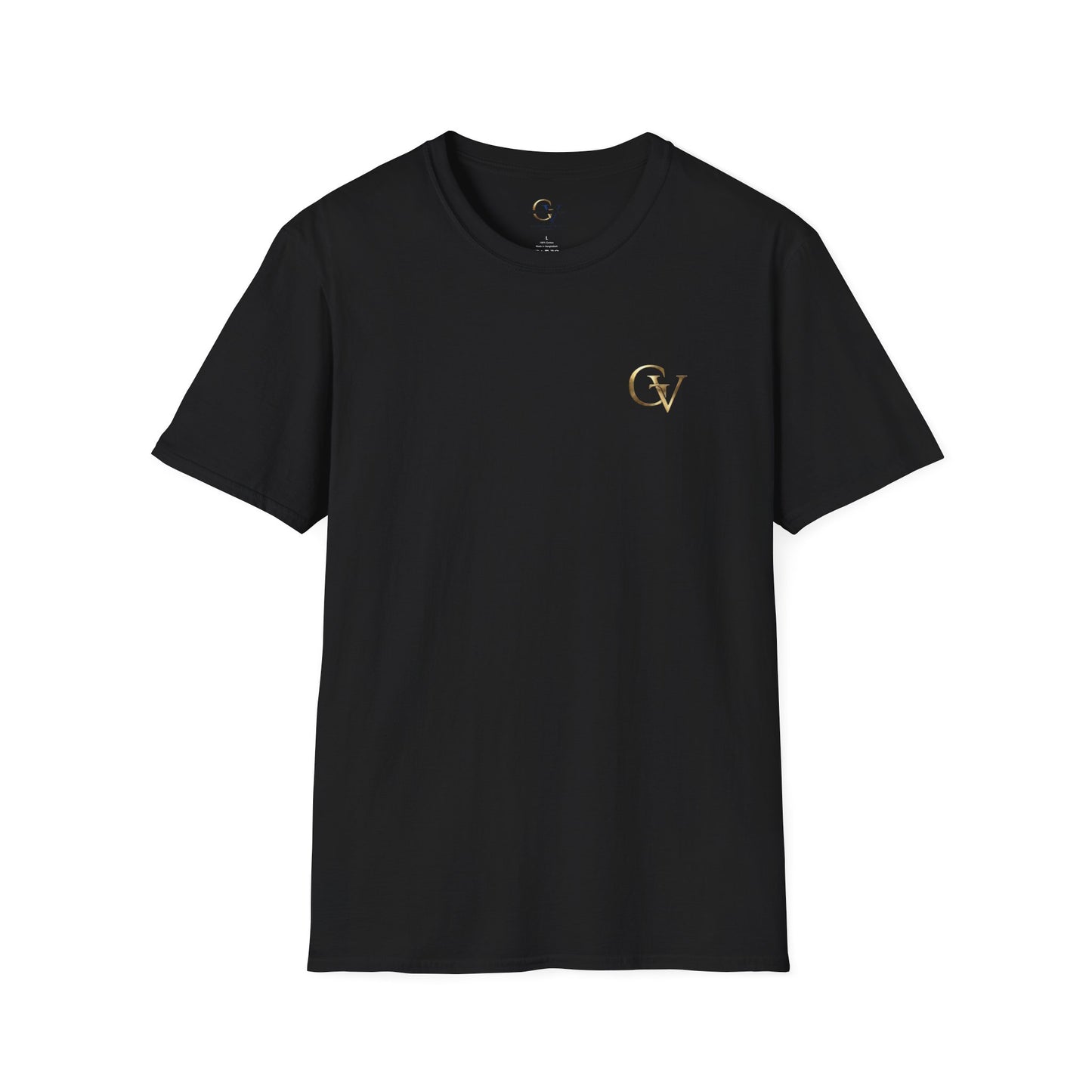 Fear Nothing Unisex Christian T-Shirt | GV Gold Monogram Collection Faith Over Fear  2 Timothy 1:7 Bible Verse Streetwear Apparel