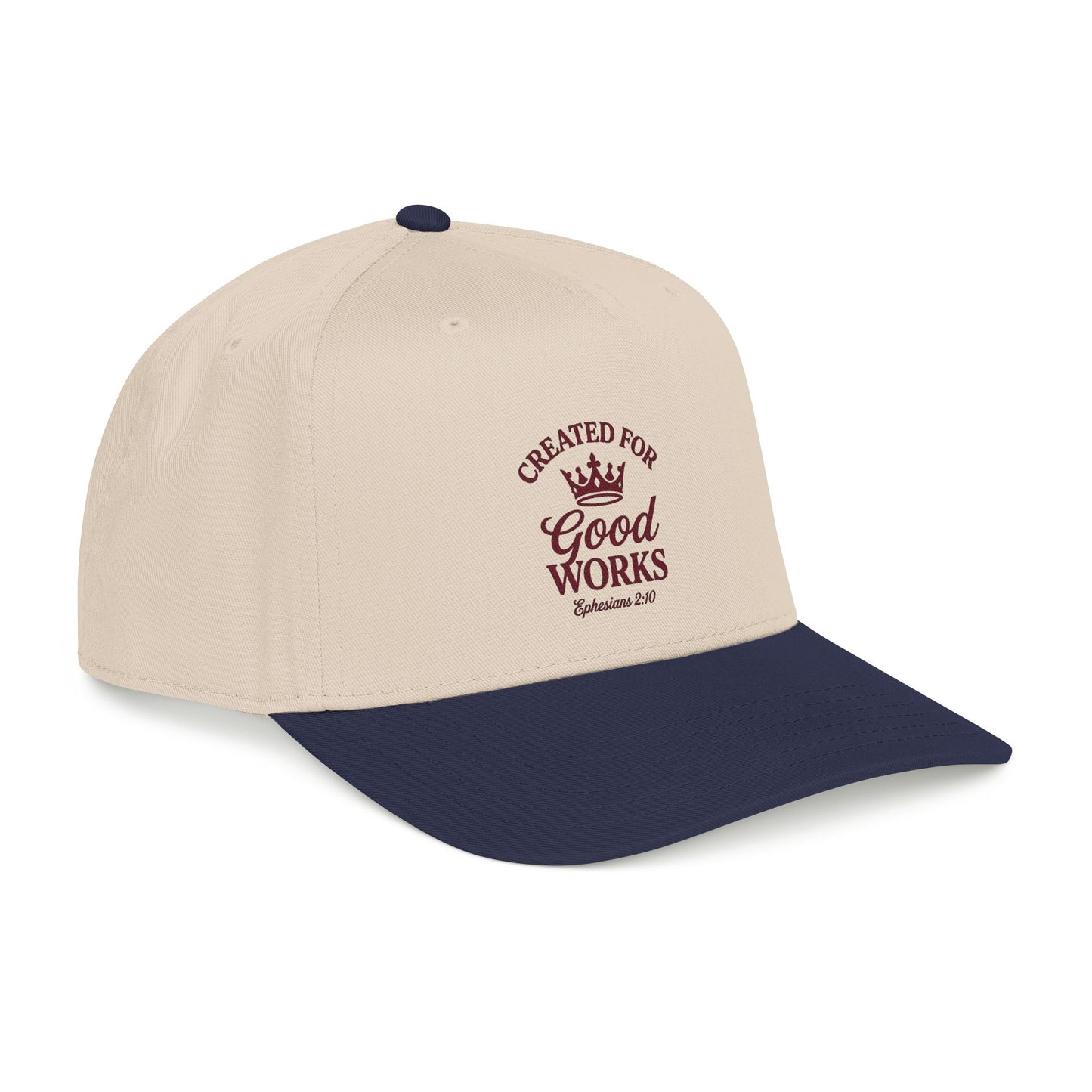 Created for Good Works Christian Cap Ephesians 2:10 Bible Verse Snapback Hat Faith Based Baseball Cap for Men Women Christian Gift