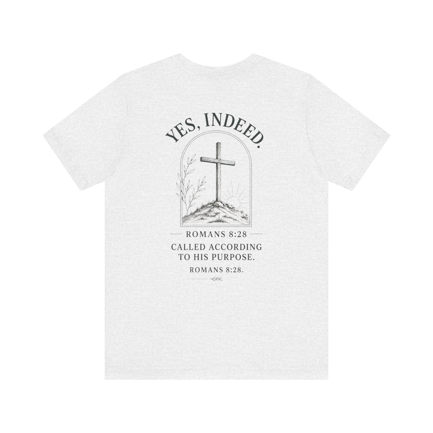 Unisex Jersey Short Sleeve Tee | gold monogram