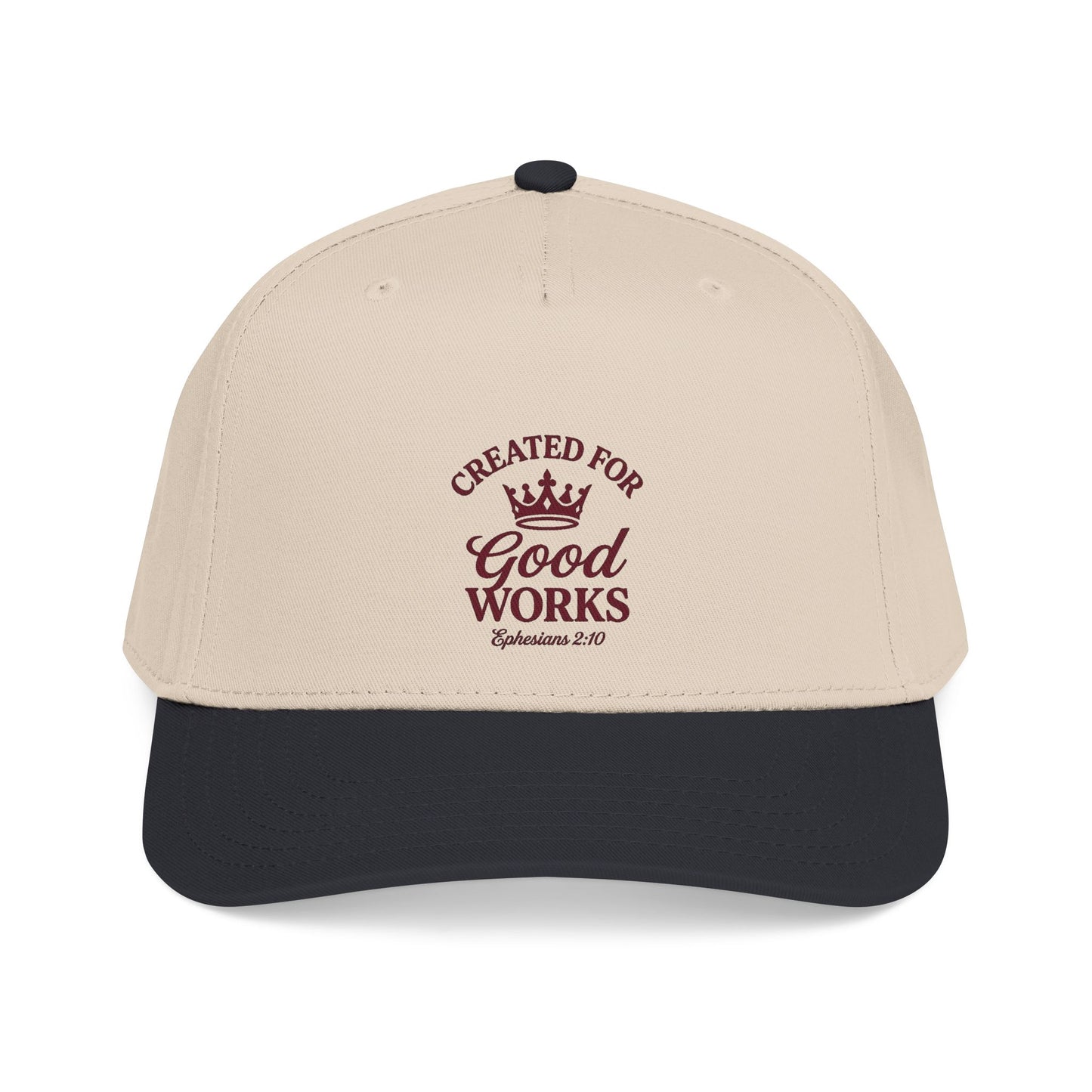 Created for Good Works Christian Cap Ephesians 2:10 Bible Verse Snapback Hat Faith Based Baseball Cap for Men Women Christian Gift