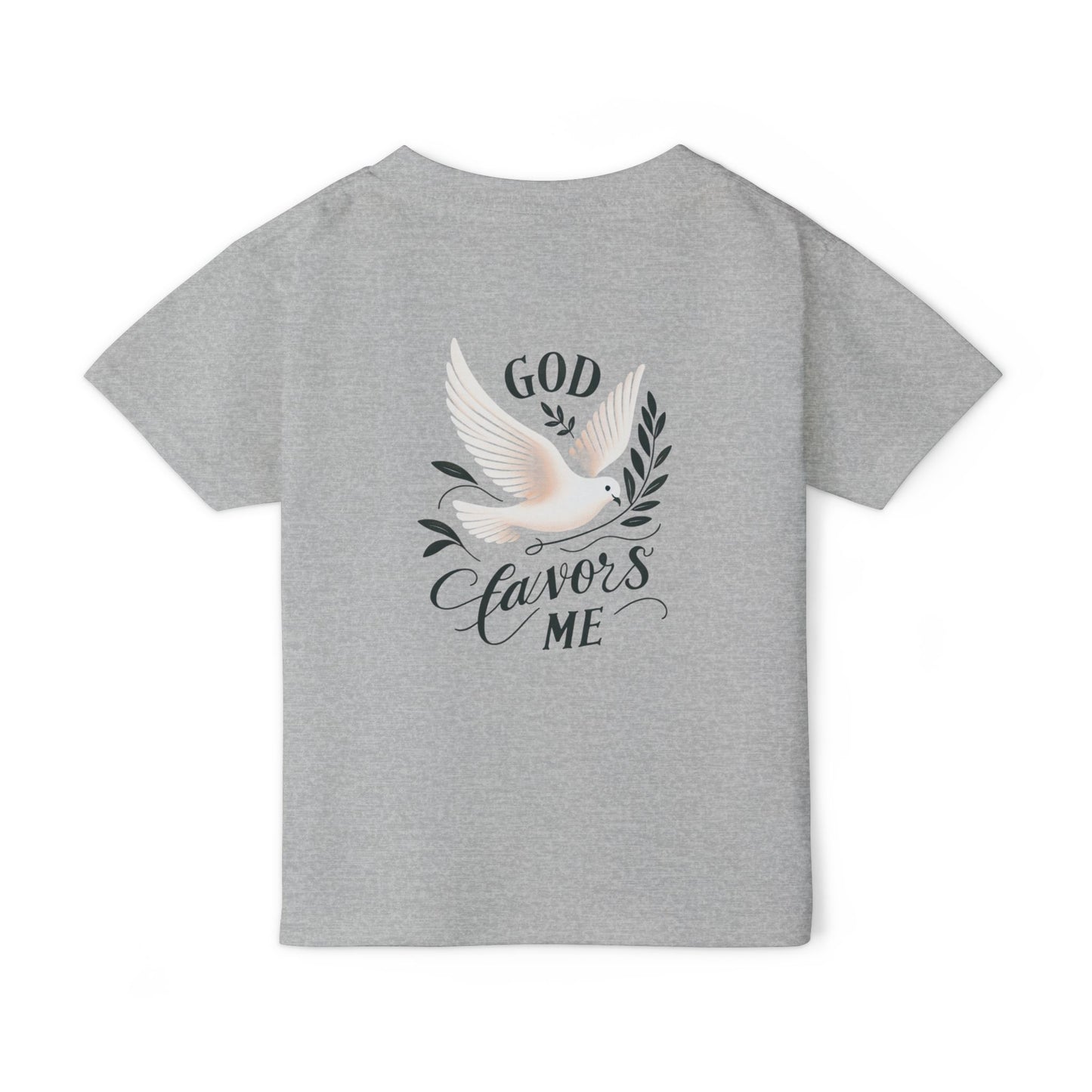 Grace & Valor Toddler T-Shirt - Black Scripture Design