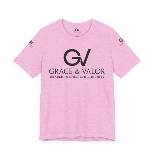 The Valor Collection - GV All Bold Black God Favors Me Tee