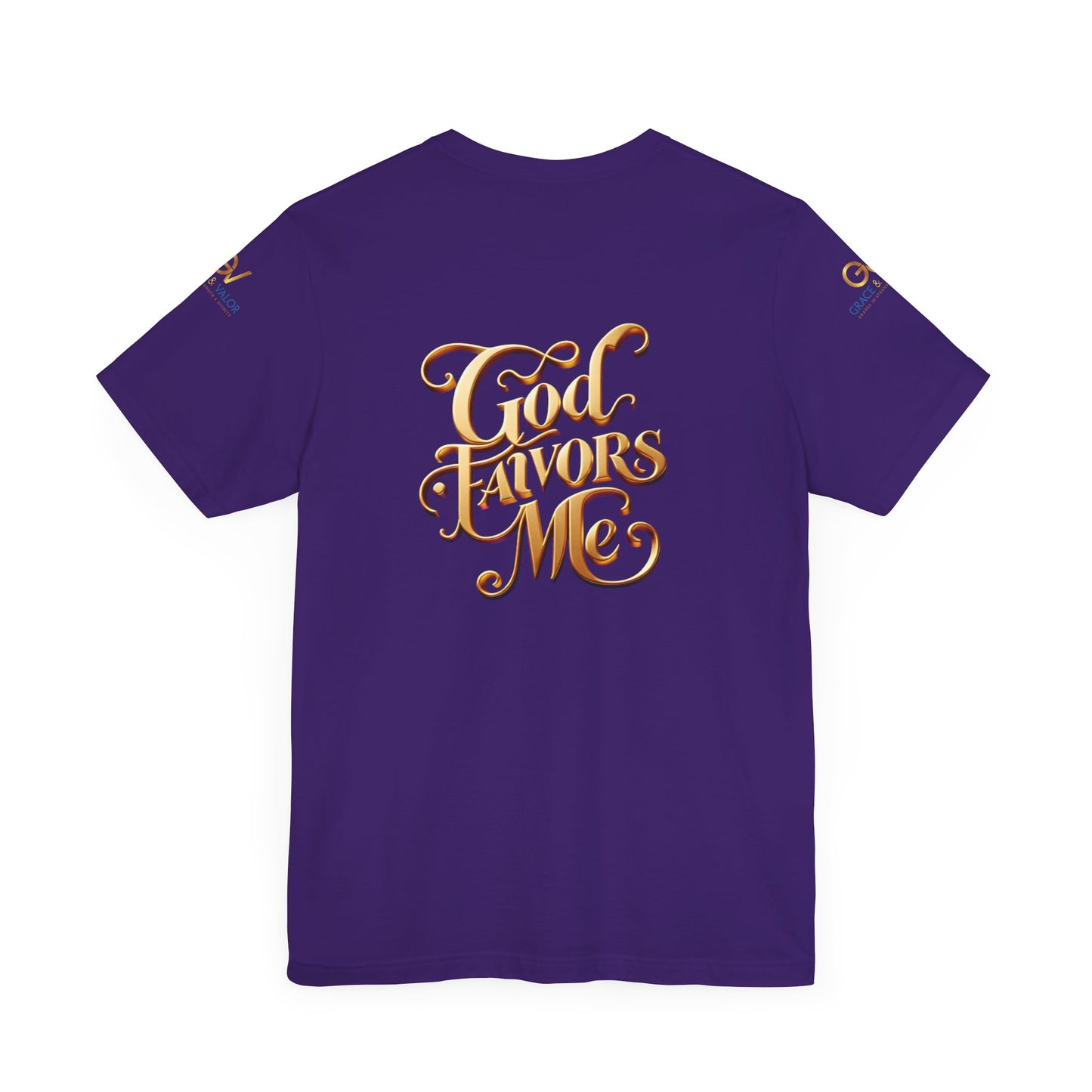 GV Original God Favors - Grace & Valor Unisex Jersey Short Sleeve Tee - Strength & Dignity Apparel