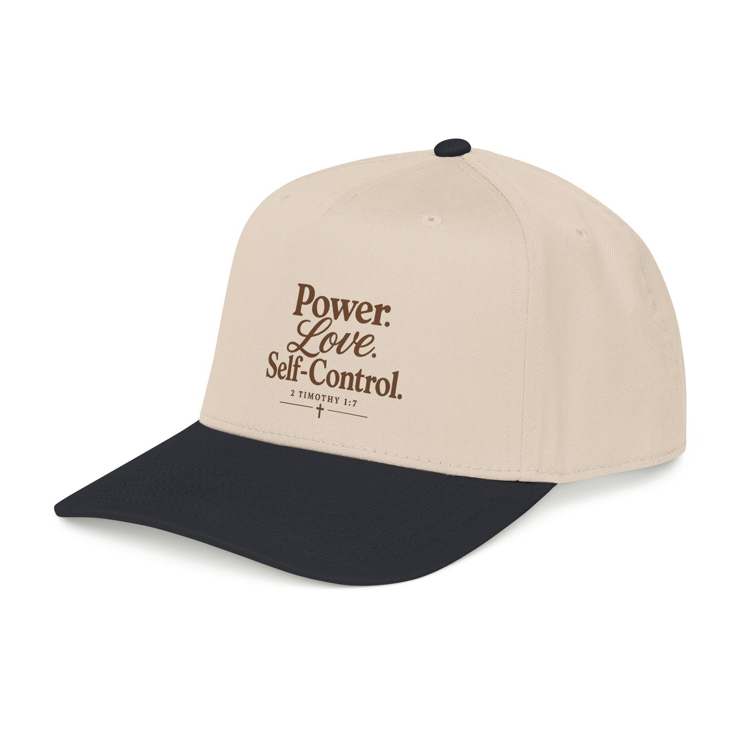Power Love Self-Control Christian Cap | 2 Timothy 1:7 Bible Verse Snapback Hat | Faith-Based Baseball Cap for Men & Women | Christian Gift