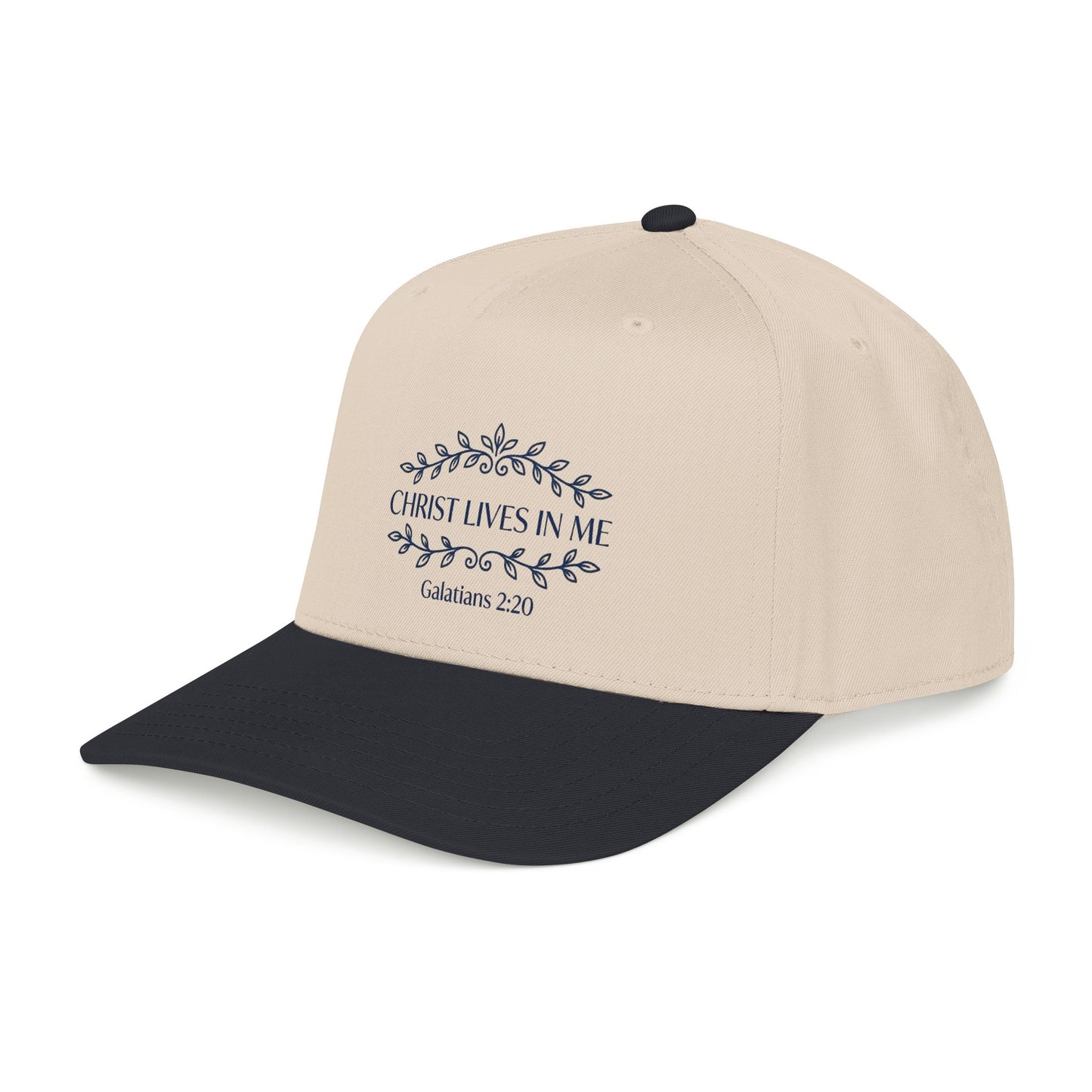 Christ Lives in Me Christian Baseball Cap – Galatians 2:20 Scripture Hat for Men and Women | Faith-Based Religious Gift | Inspirational Bible Verse Adjustable Cap