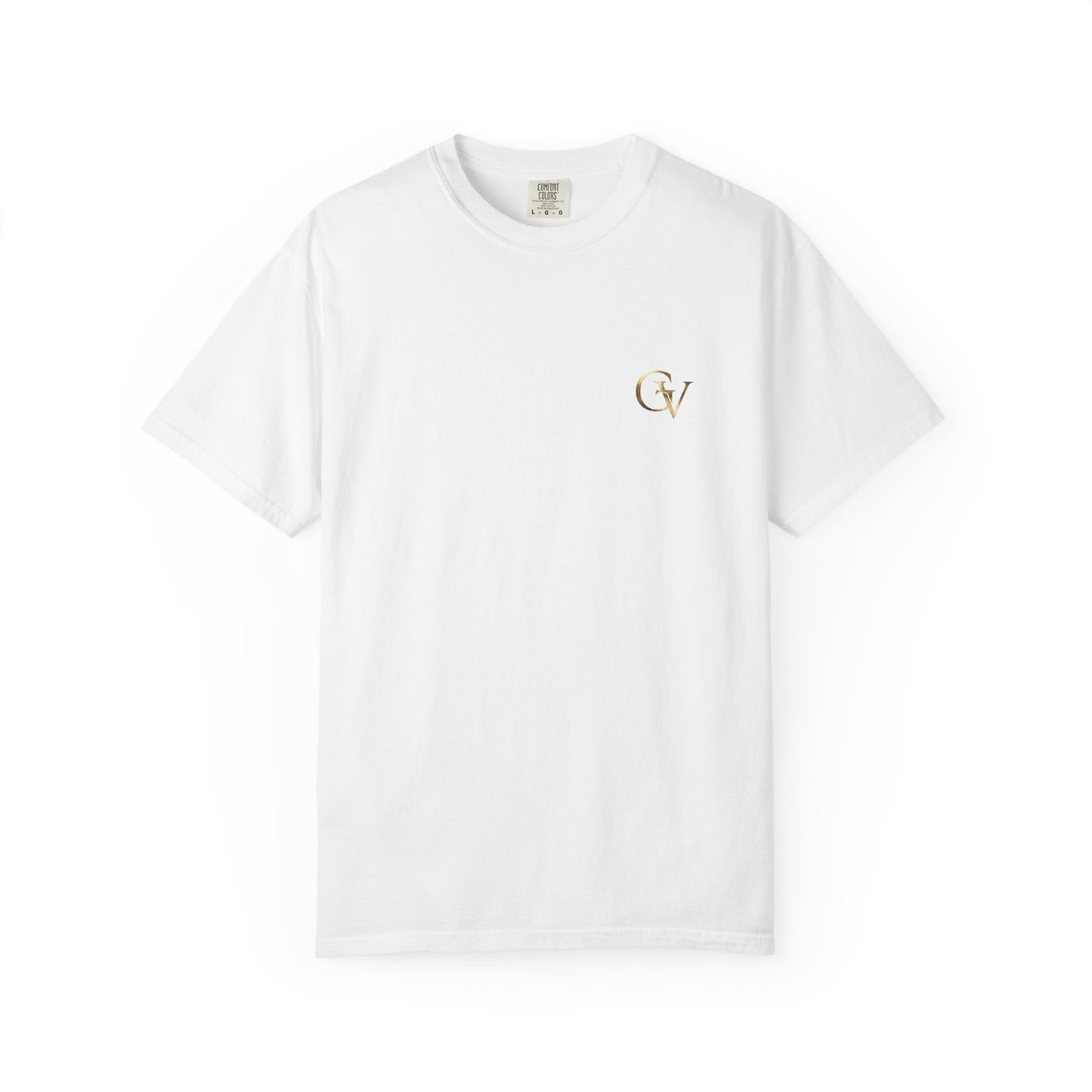Renewed Strength Unisex Christian T-Shirt | GV Gold Monogram Collection Isaiah 40:31 Bible Verse Faith Streetwear Apparel