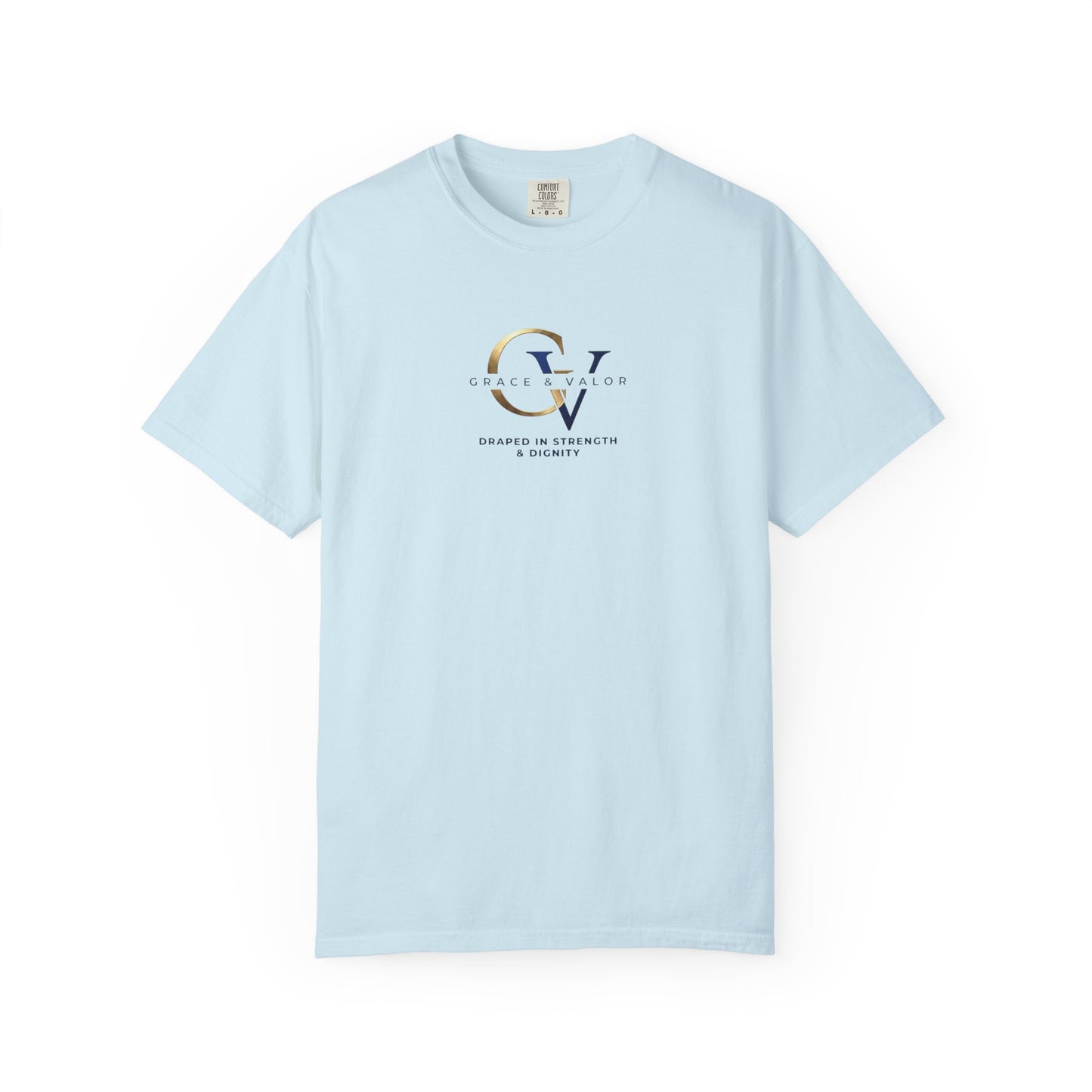 Strong in the Lord Unisex Christian T-Shirt | Grace and Valor Valor Signature Ephesians 6:10 Bible Verse Faith Streetwear Apparel