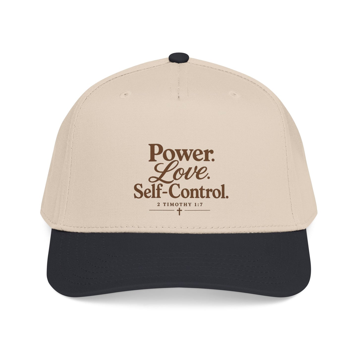 Power Love Self-Control Christian Cap | 2 Timothy 1:7 Bible Verse Snapback Hat | Faith-Based Baseball Cap for Men & Women | Christian Gift