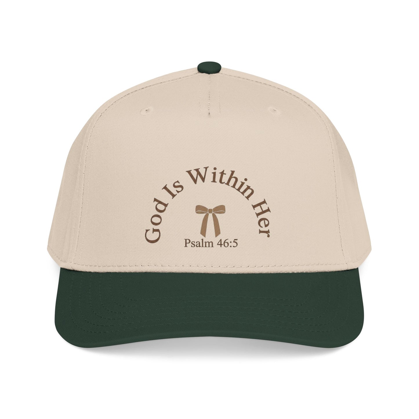Christian Mid Profile Baseball Cap | Faith-Based Snapback Hat for Men & Women | Embroidered Bible Verse Cap | Inspirational Christian Apparel Gift