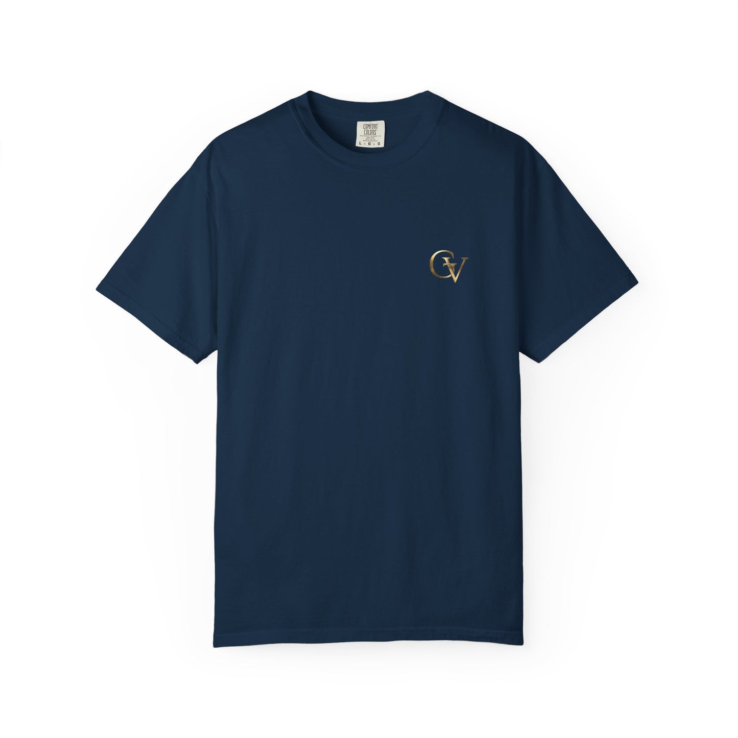 Renewed Strength Unisex Christian T-Shirt | GV Gold Monogram Collection Isaiah 40:31 Bible Verse Faith Streetwear Apparel