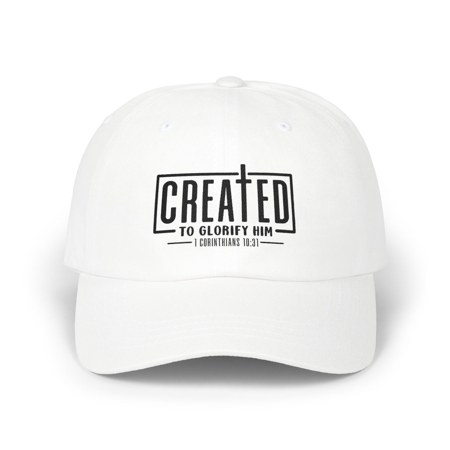 Created to Glorify Him Classic Dad Cap | Grace and Valor Collection