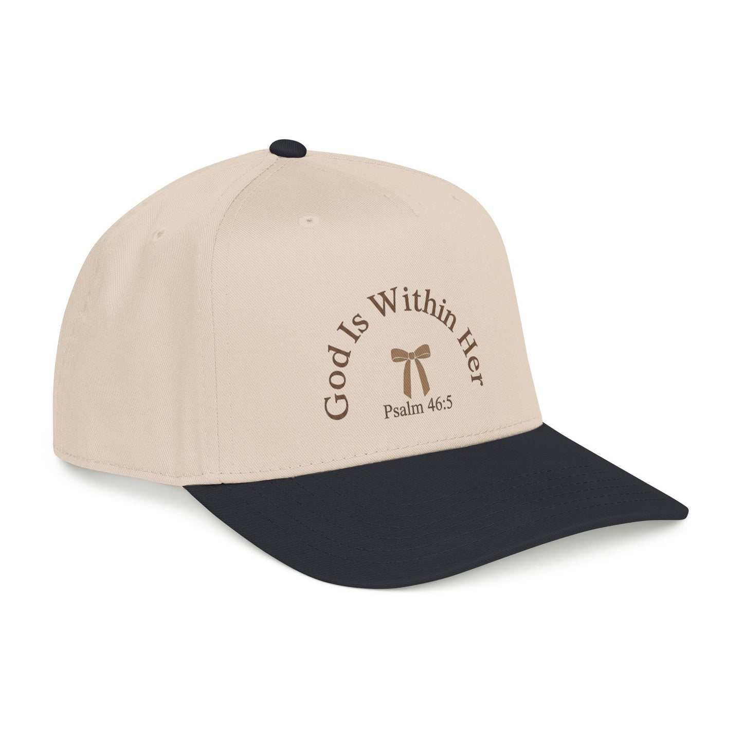 Christian Mid Profile Baseball Cap | Faith-Based Snapback Hat for Men & Women | Embroidered Bible Verse Cap | Inspirational Christian Apparel Gift