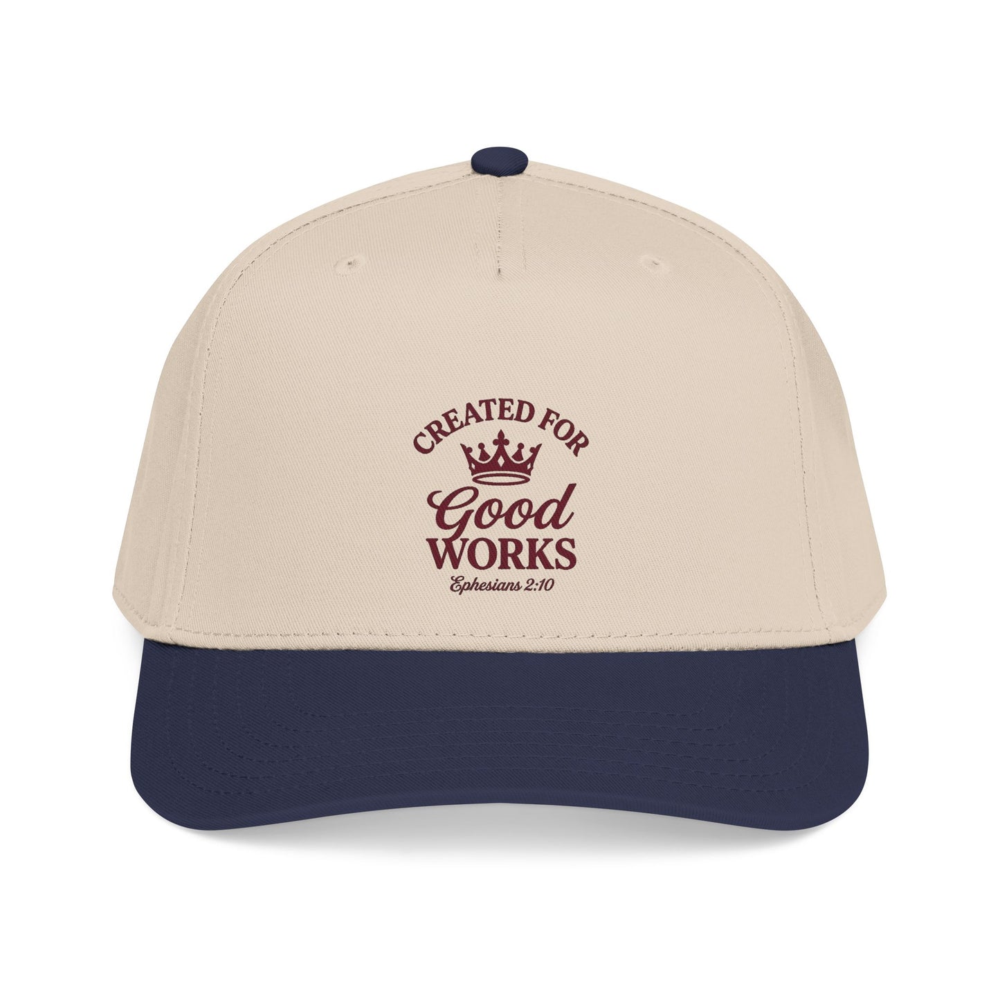 Created for Good Works Christian Cap Ephesians 2:10 Bible Verse Snapback Hat Faith Based Baseball Cap for Men Women Christian Gift