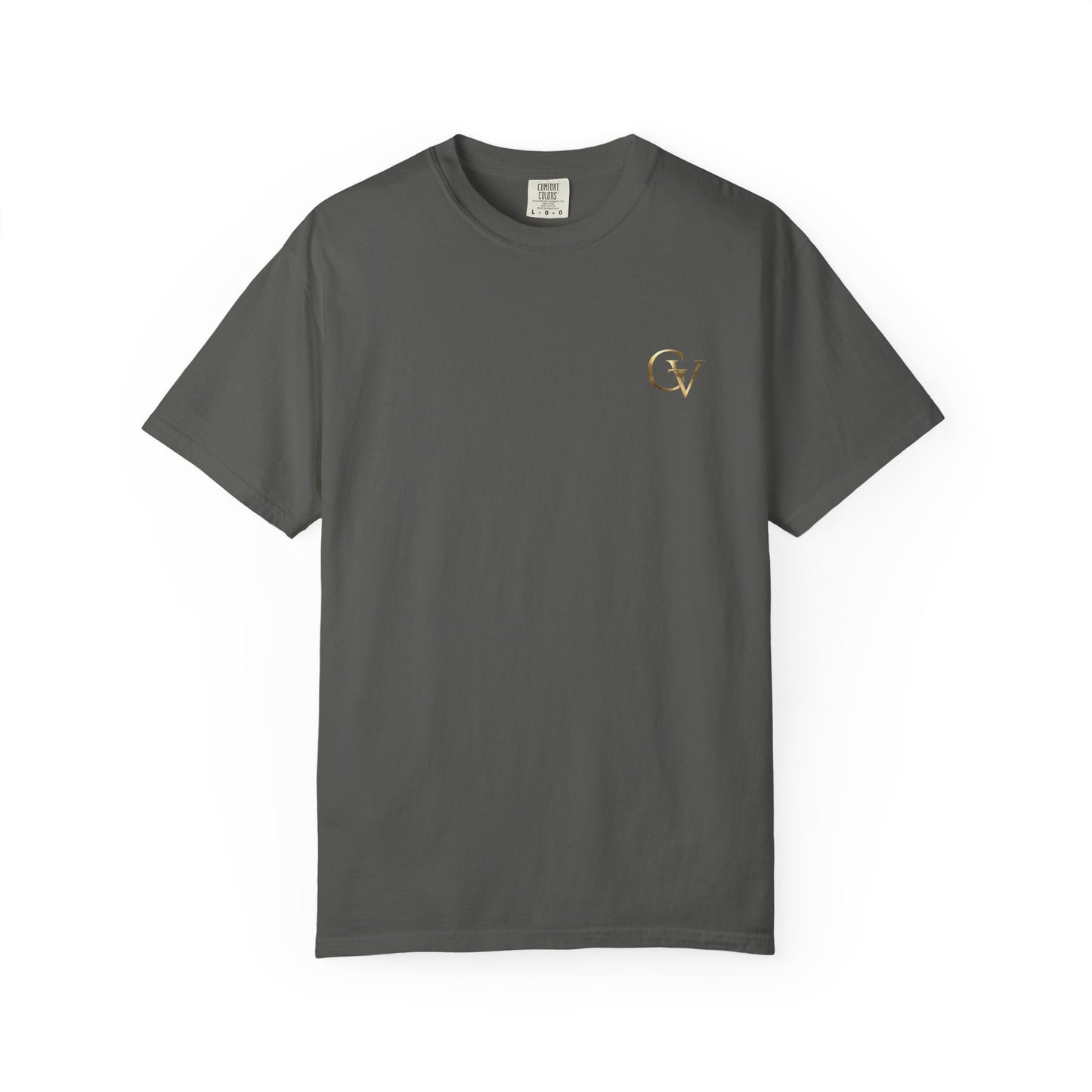 Saved by Grace Unisex Christian T-Shirt | GV Gold Monogram Collection Ephesians 2:8 Bible Verse Faith Streetwear Apparel