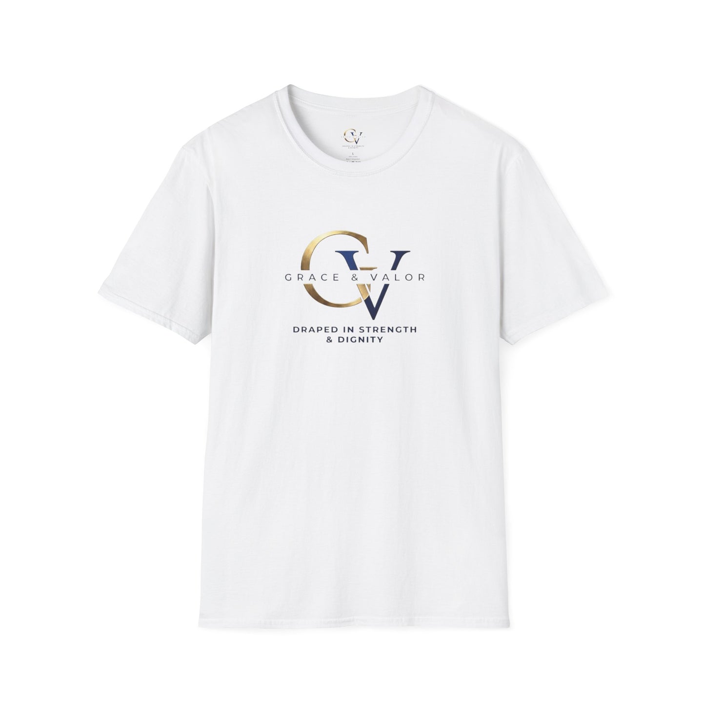 Grace & Valor Unisex Christian T-Shirt | Signature Collection Minimal Logo Faith Streetwear Appare