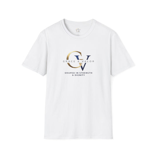 Grace & Valor Unisex Christian T-Shirt | Signature Collection Minimal Logo Faith Streetwear Appare