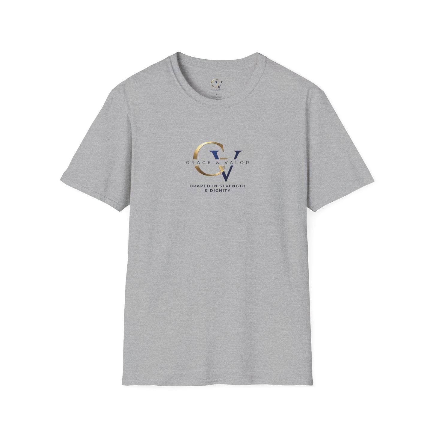 Firm Foundation Unisex Christian T-Shirt |  Grace and Valor Signature Collection Psalm 16:8 Bible Verse Faith Streetwear Apparel