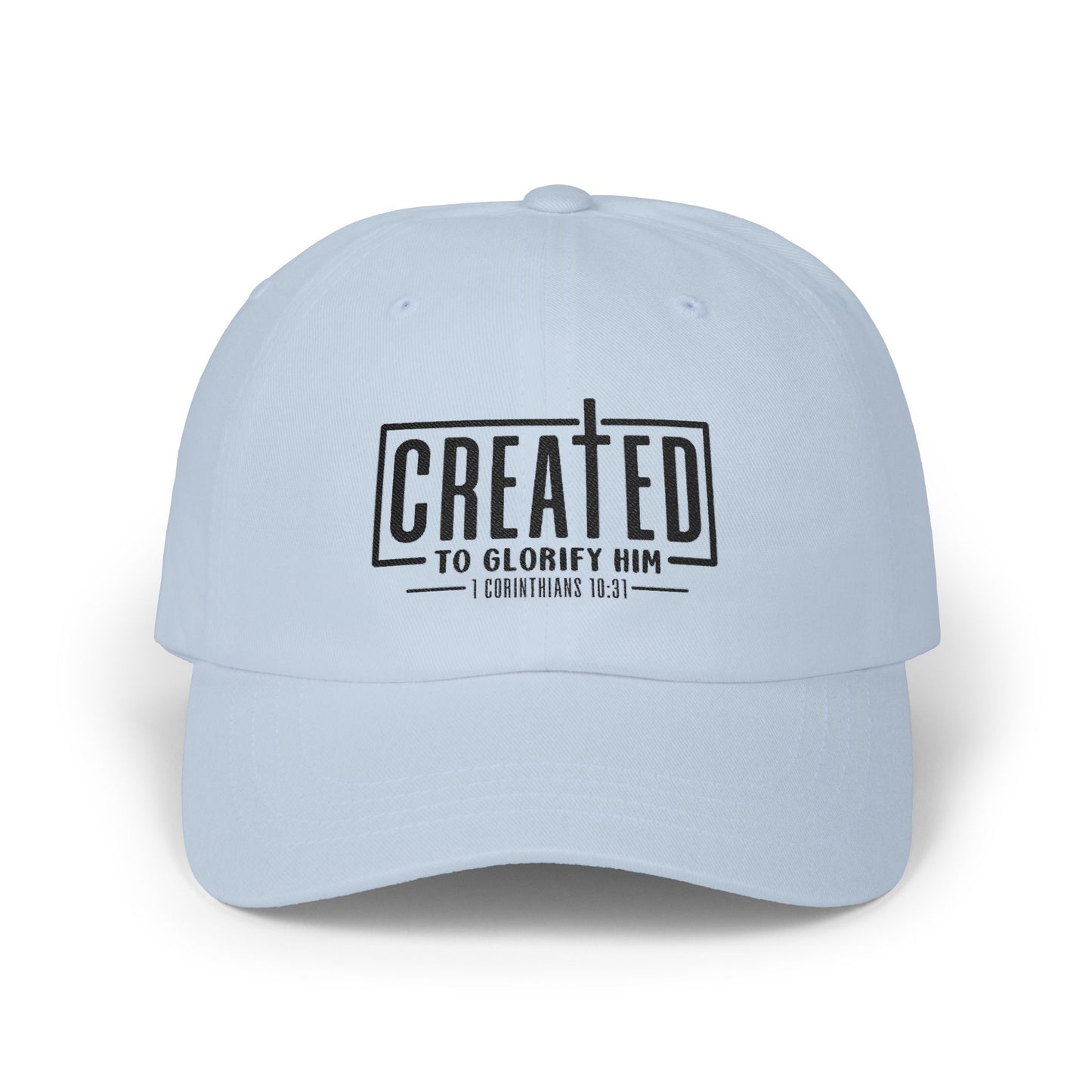 Created to Glorify Him Classic Dad Cap | Grace and Valor Collection