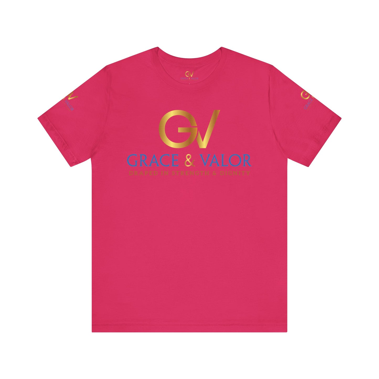 GV Original God Favors - Grace & Valor Unisex Jersey Short Sleeve Tee - Strength & Dignity Apparel