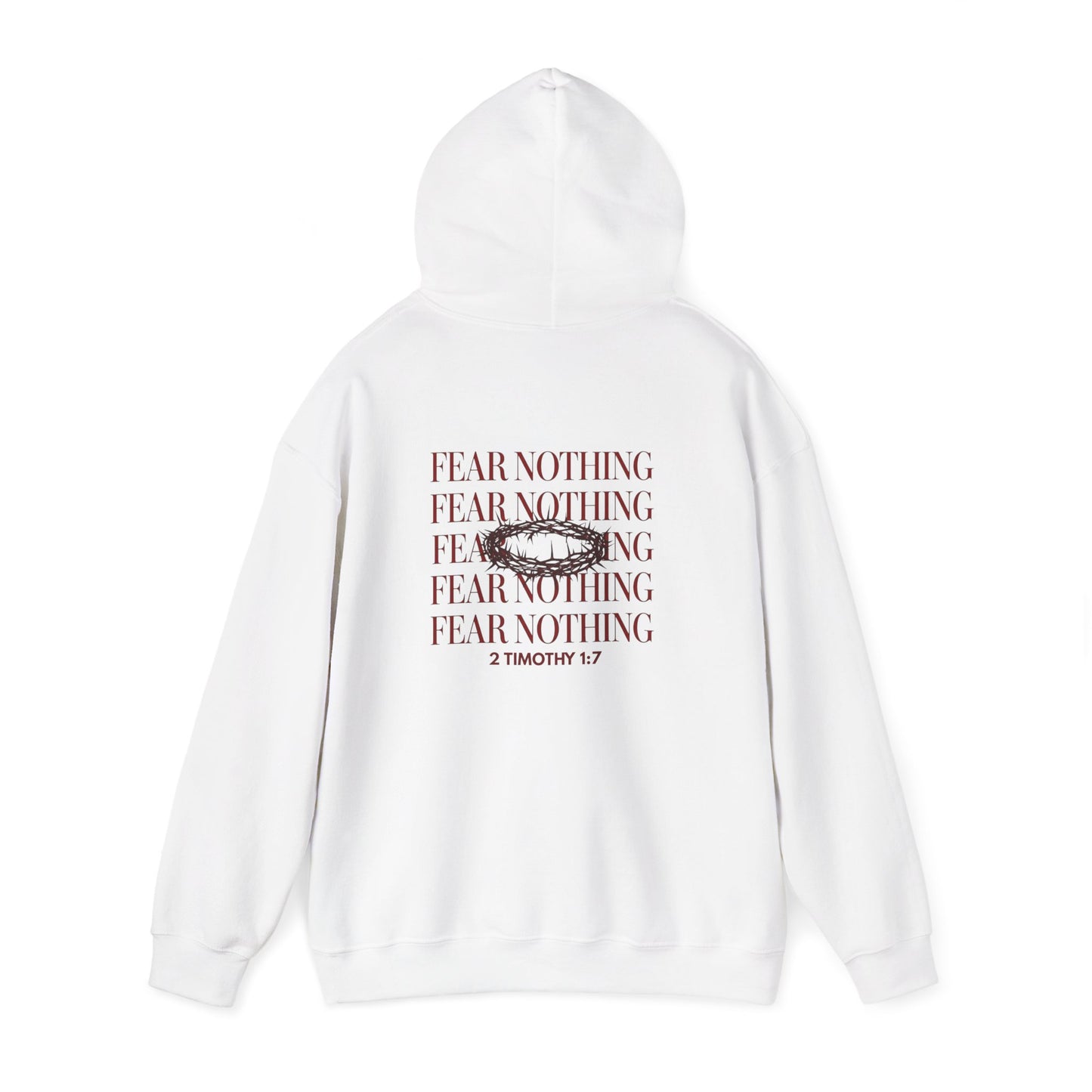 Fear Nothing Unisex Christian Hoodie | GV Gold Monogram Collection Faith Streetwear Apparel