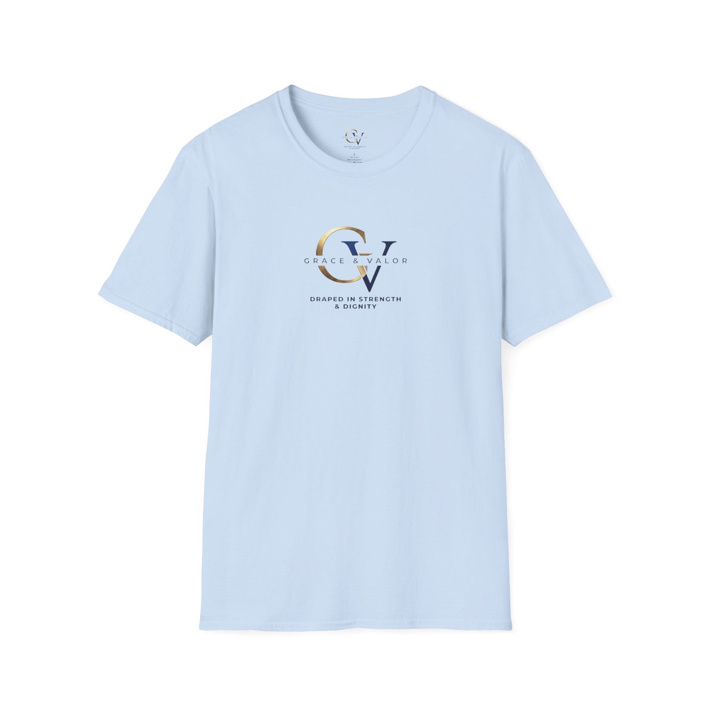 Fear Nothing Unisex Christian T-Shirt | Grace and Valor Signature Collection Faith Over Fear Joshua 1:9 Bible Verse Streetwear Apparel
