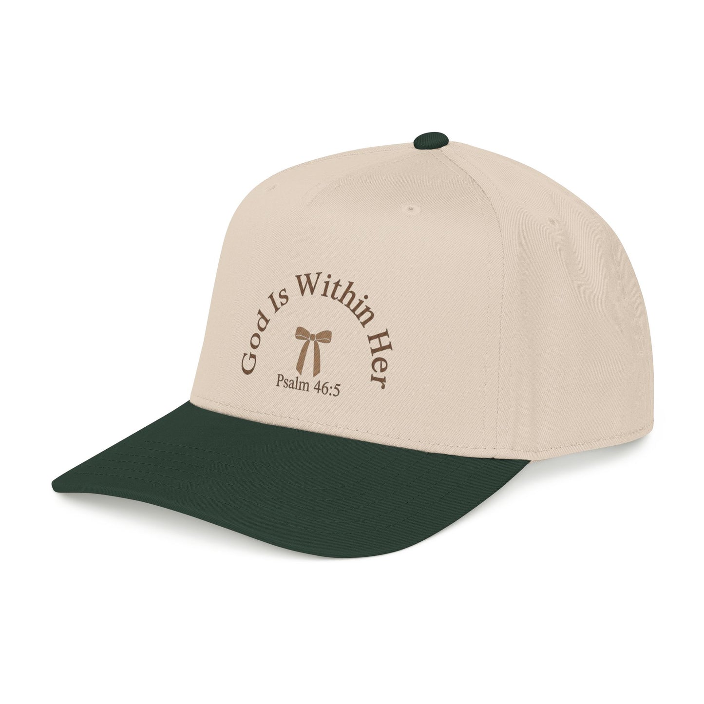 Christian Mid Profile Baseball Cap | Faith-Based Snapback Hat for Men & Women | Embroidered Bible Verse Cap | Inspirational Christian Apparel Gift