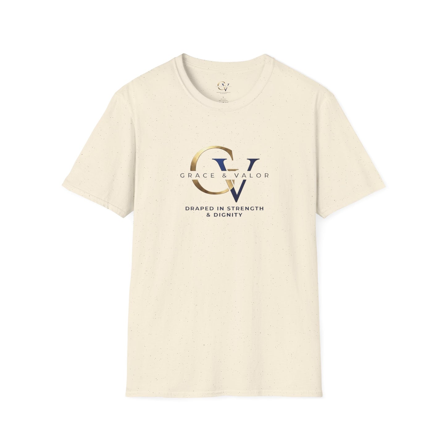 Grace & Valor Unisex Christian T-Shirt | Signature Collection Minimal Logo Faith Streetwear Appare