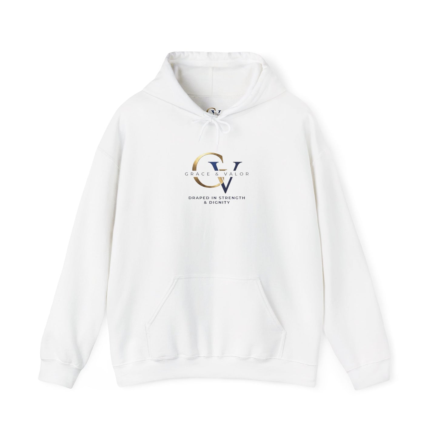 Grace & Valor Signature Unisex Christian Hoodie | Minimal Faith-Based Streetwear