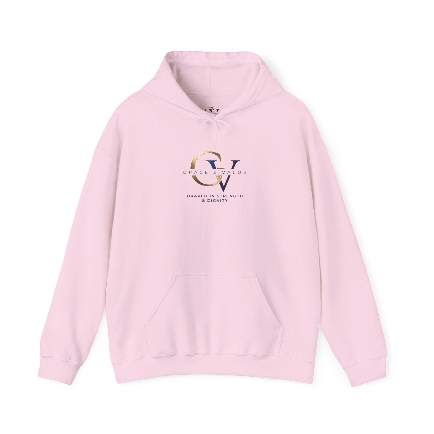 Grace & Valor Signature Unisex Christian Hoodie | Minimal Faith-Based Streetwear