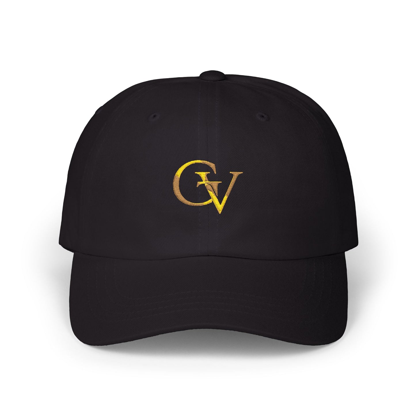 GV Gold Monogram Christian Dad Cap | Grace and Valor Collection