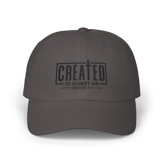 Created to Glorify Him Classic Dad Cap | Grace and Valor Collection