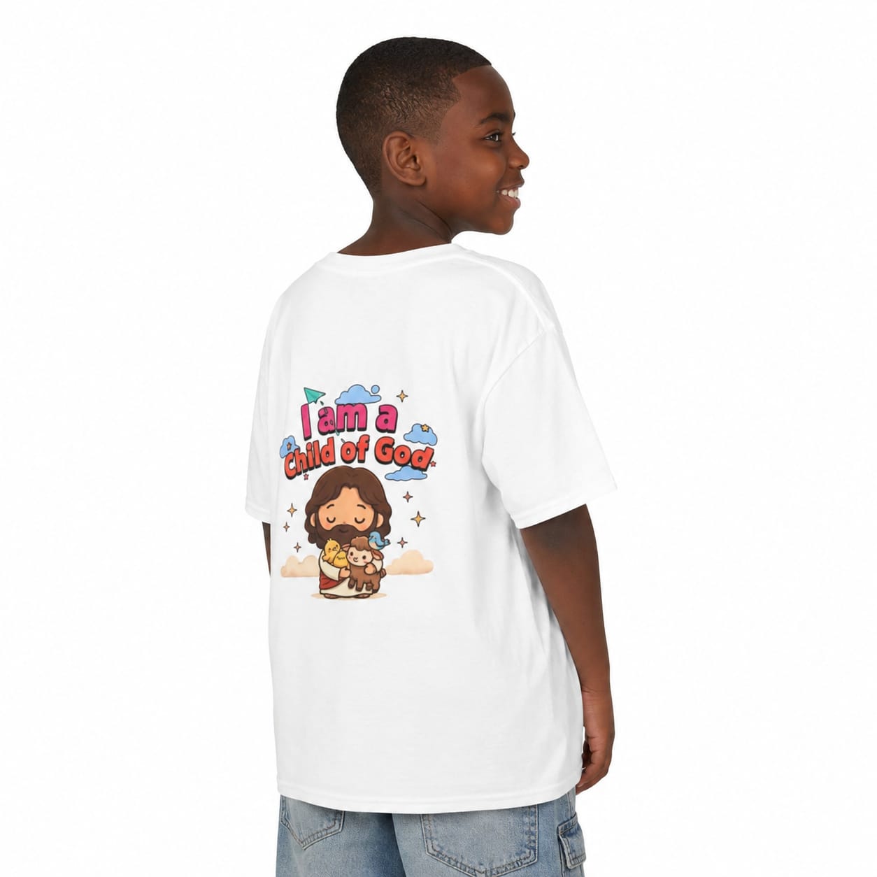 I Am a Child of God Kids Christian T-Shirt | GV Collection Faith-Based Youth Apparel