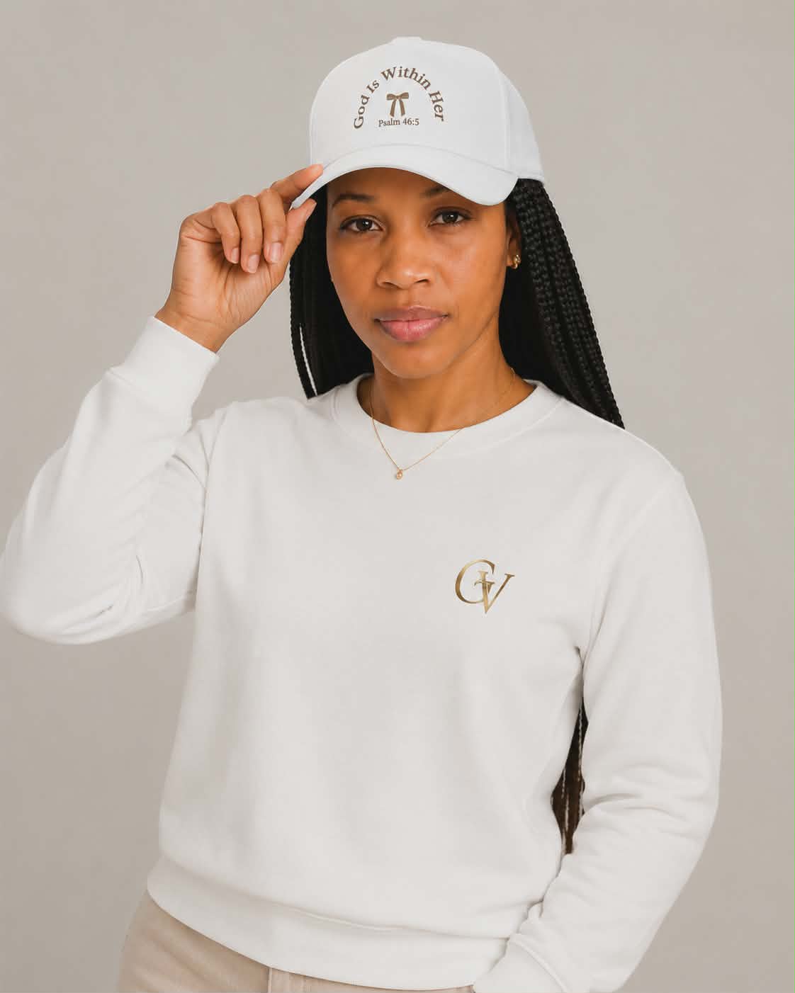 Christian Mid Profile Baseball Cap | Faith-Based Snapback Hat for Men & Women | Embroidered Bible Verse Cap | Inspirational Christian Apparel Gift