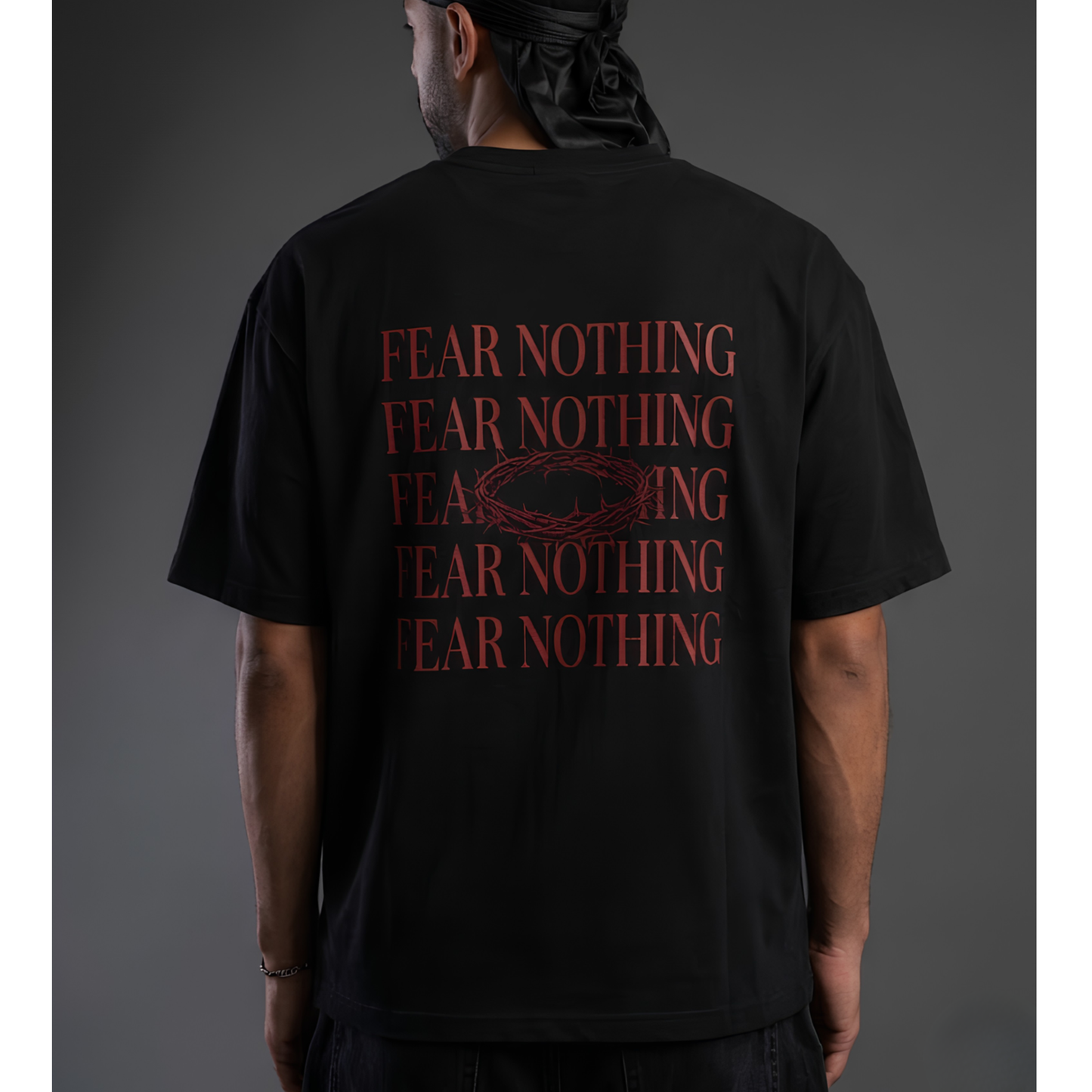 Christian Bible Verse Gold T-Shirt | Faith Over Fear 2 Timothy 1:7 Unisex Religious Graphic Tee Streetwear Apparel