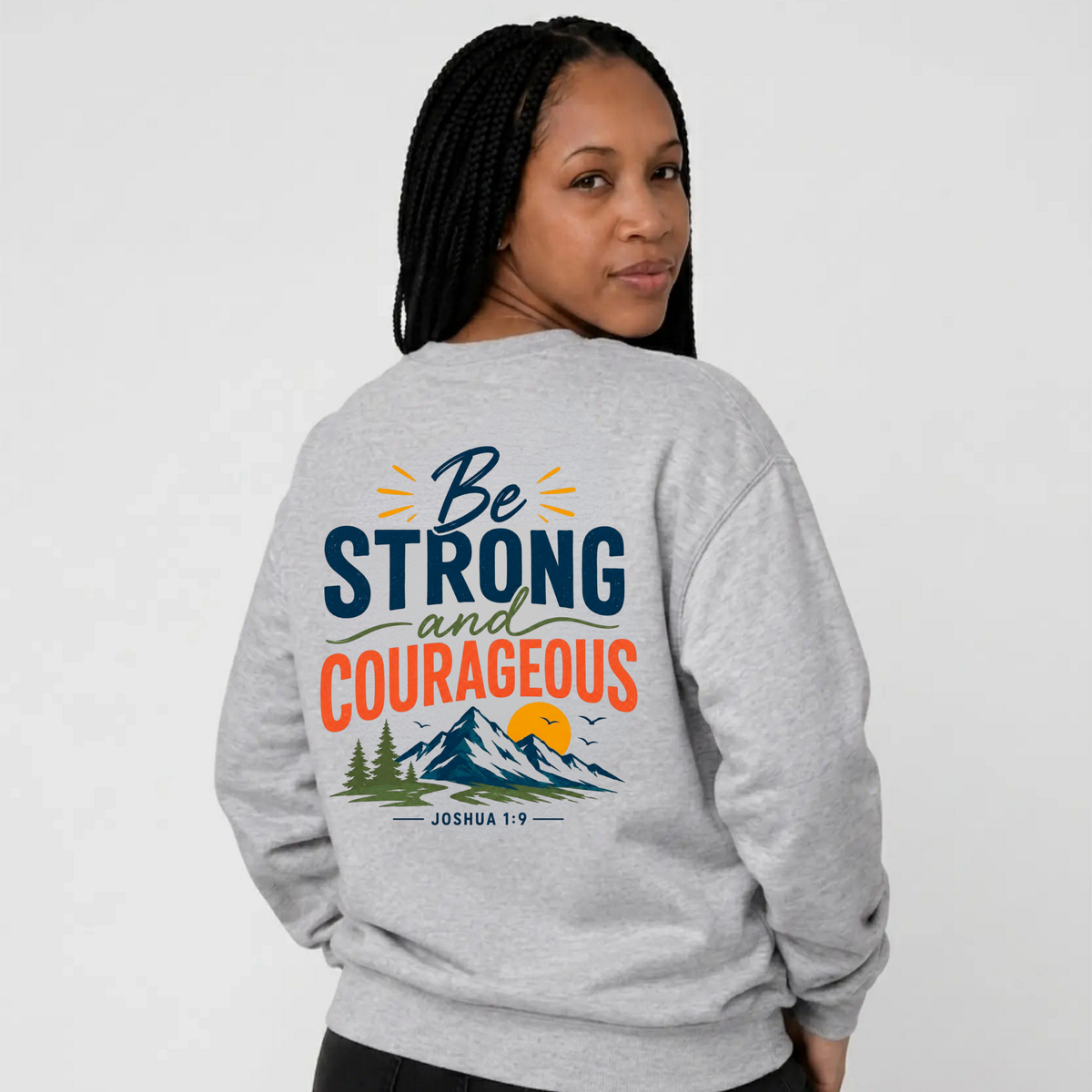 Inspirational Christian Sweatshirt – Faith-Filled Crewneck Pullover | Christian Clothing for Men & Women