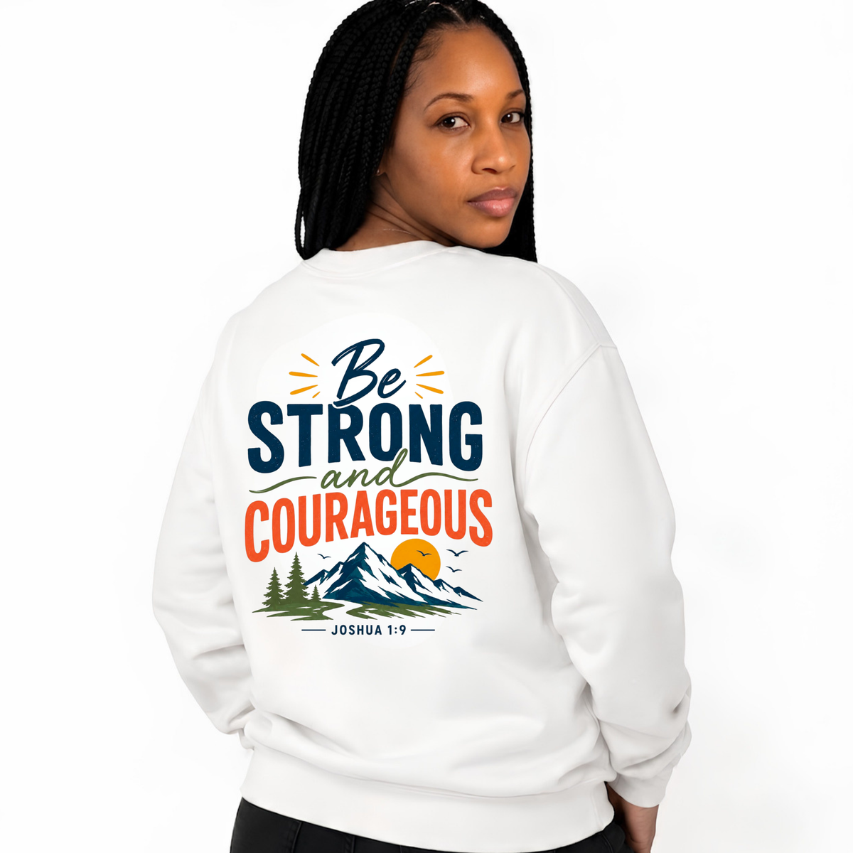 Inspirational Christian Sweatshirt – Faith-Filled Crewneck Pullover | Christian Clothing for Men & Women
