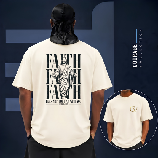 Fear Not For I Am With You Shirt | Isaiah 41:10 Christian T-Shirt | Faith Over Fear Bible Verse Tee | Inspirational Gift