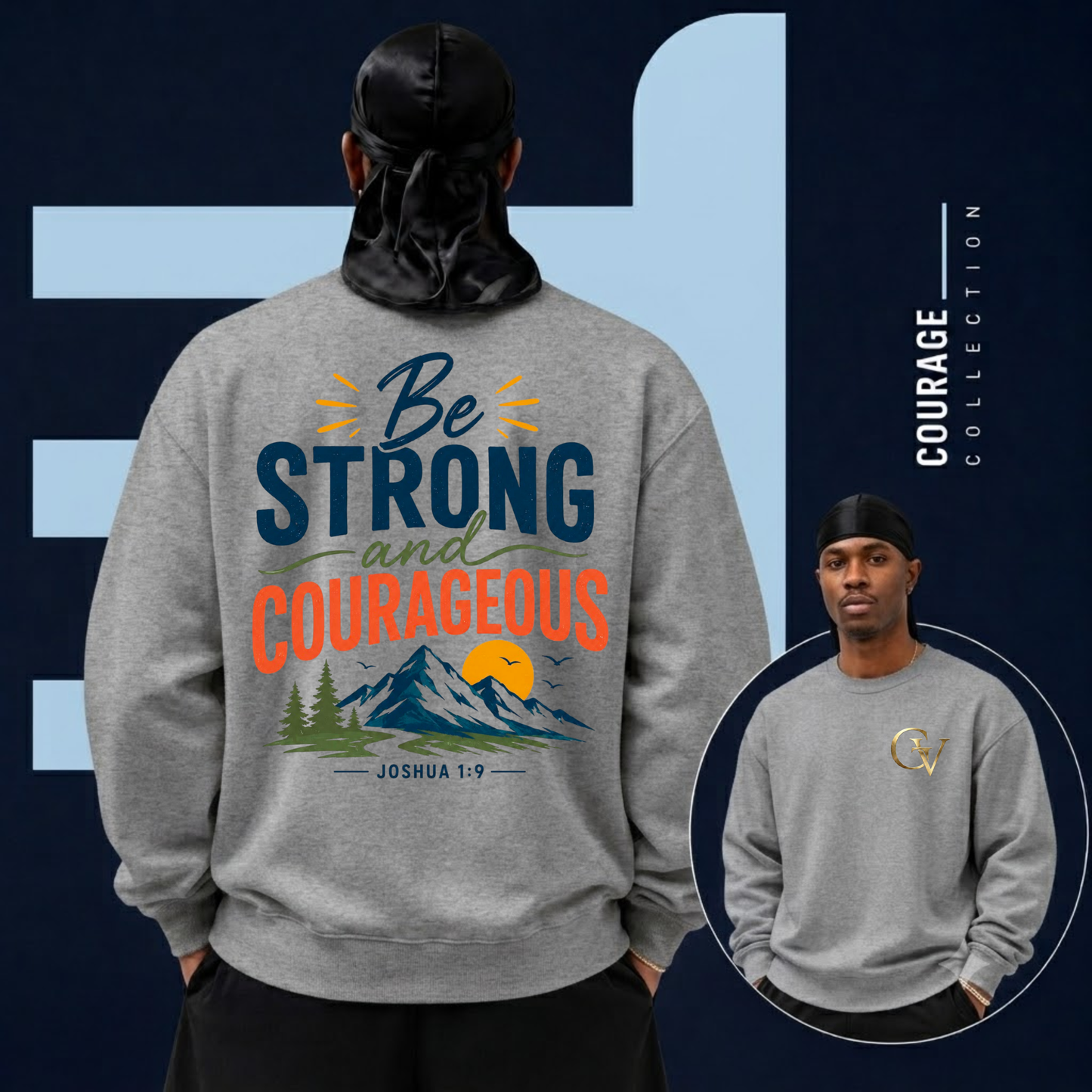 Inspirational Christian Sweatshirt – Faith-Filled Crewneck Pullover | Christian Clothing for Men & Women