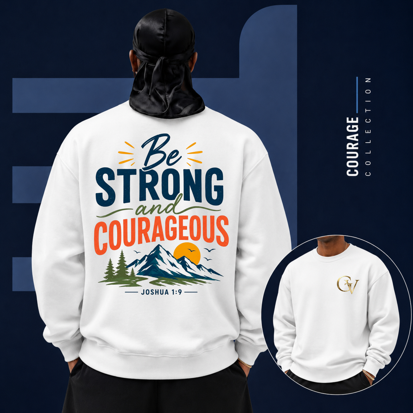 Inspirational Christian Sweatshirt – Faith-Filled Crewneck Pullover | Christian Clothing for Men & Women