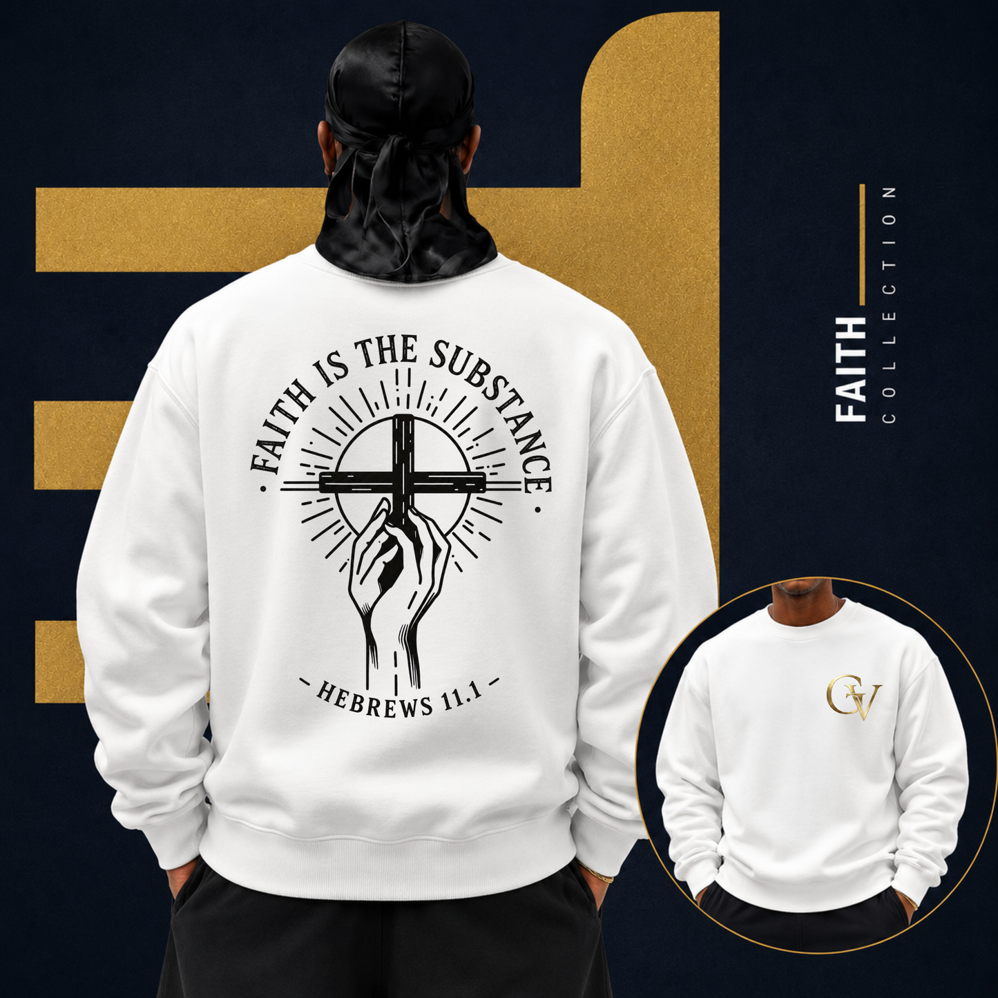 Bible Verse Christian Sweatshirt for Men & Women – Faith-Based Religious Clothing | Inspirational Crewneck