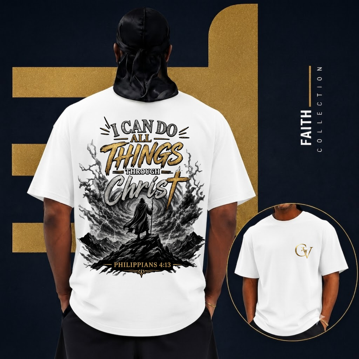 I Can Do All Things Through Christ Shirt Philippians 4:13 Christian Faith Tee Bella Canvas 3001 Unisex Bible Verse Shirt Inspirational Gift