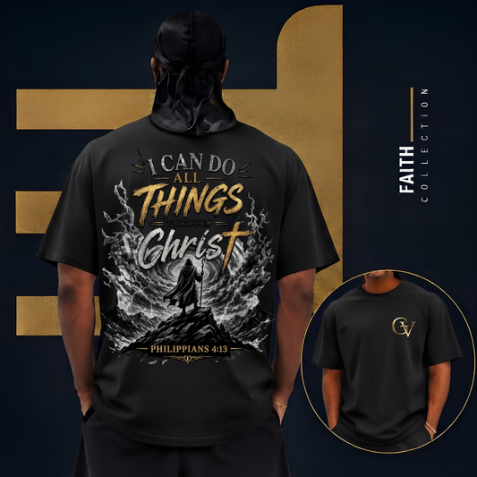 I Can Do All Things Through Christ Shirt Philippians 4:13 Christian Faith Tee Bella Canvas 3001 Unisex Bible Verse Shirt Inspirational Gift