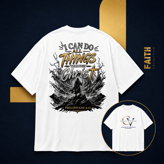 I Can Do All Things Through Christ Shirt Philippians 4:13 Christian Faith Tee Bella Canvas 3001 Unisex Bible Verse Shirt Inspirational Gift