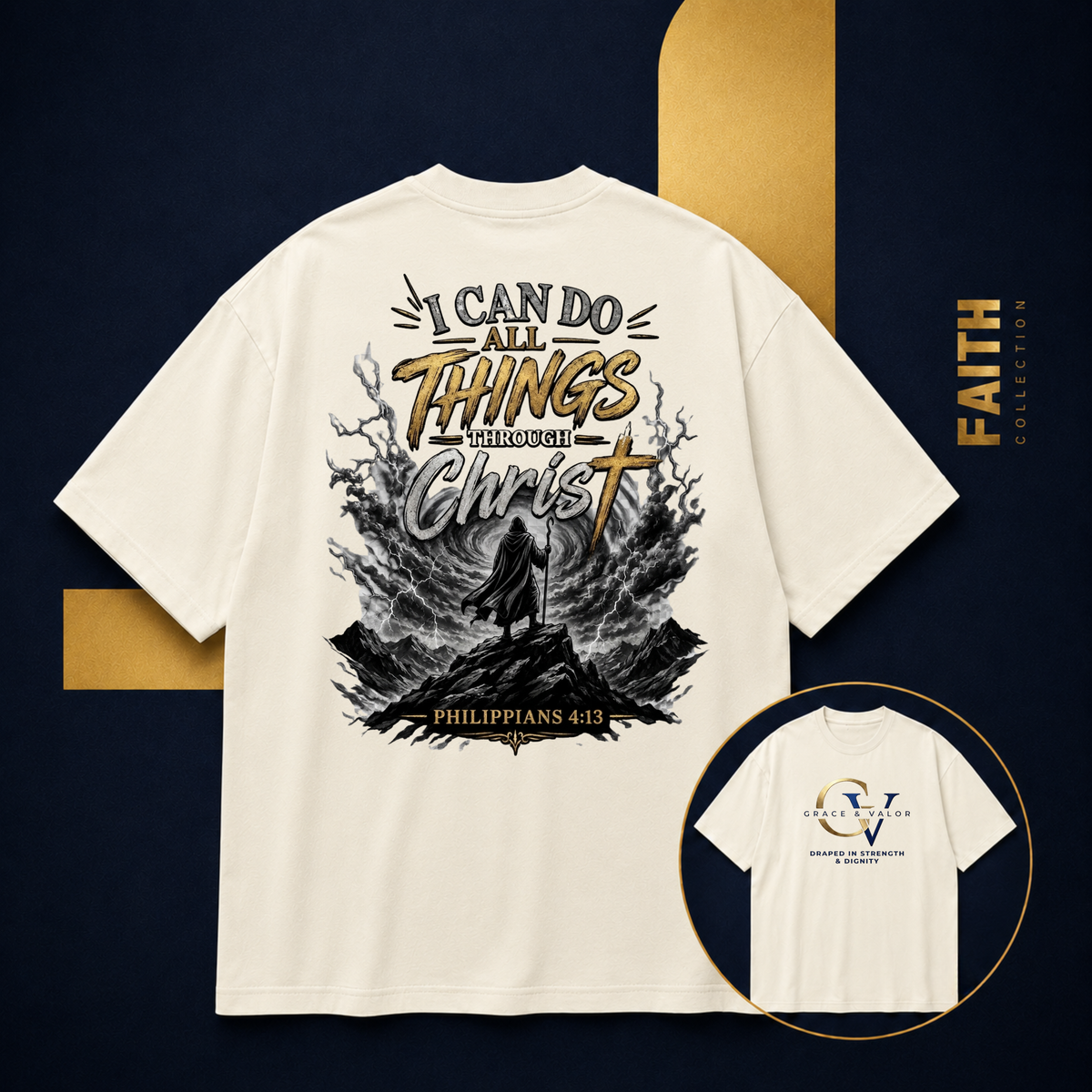 I Can Do All Things Through Christ Shirt Philippians 4:13 Christian Faith Tee Bella Canvas 3001 Unisex Bible Verse Shirt Inspirational Gift