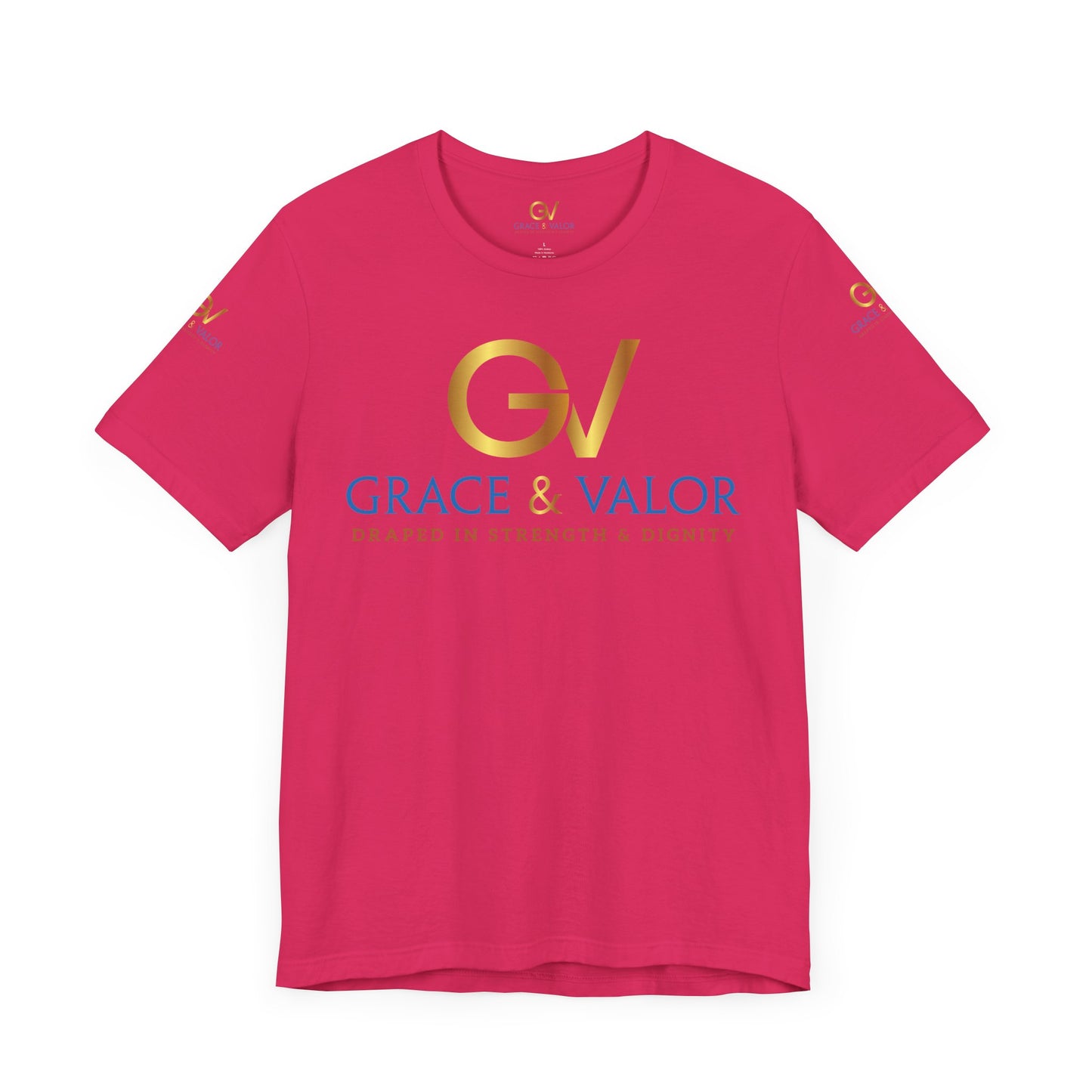 GV Original God Favors - Grace & Valor Unisex Jersey Short Sleeve Tee - Strength & Dignity Apparel