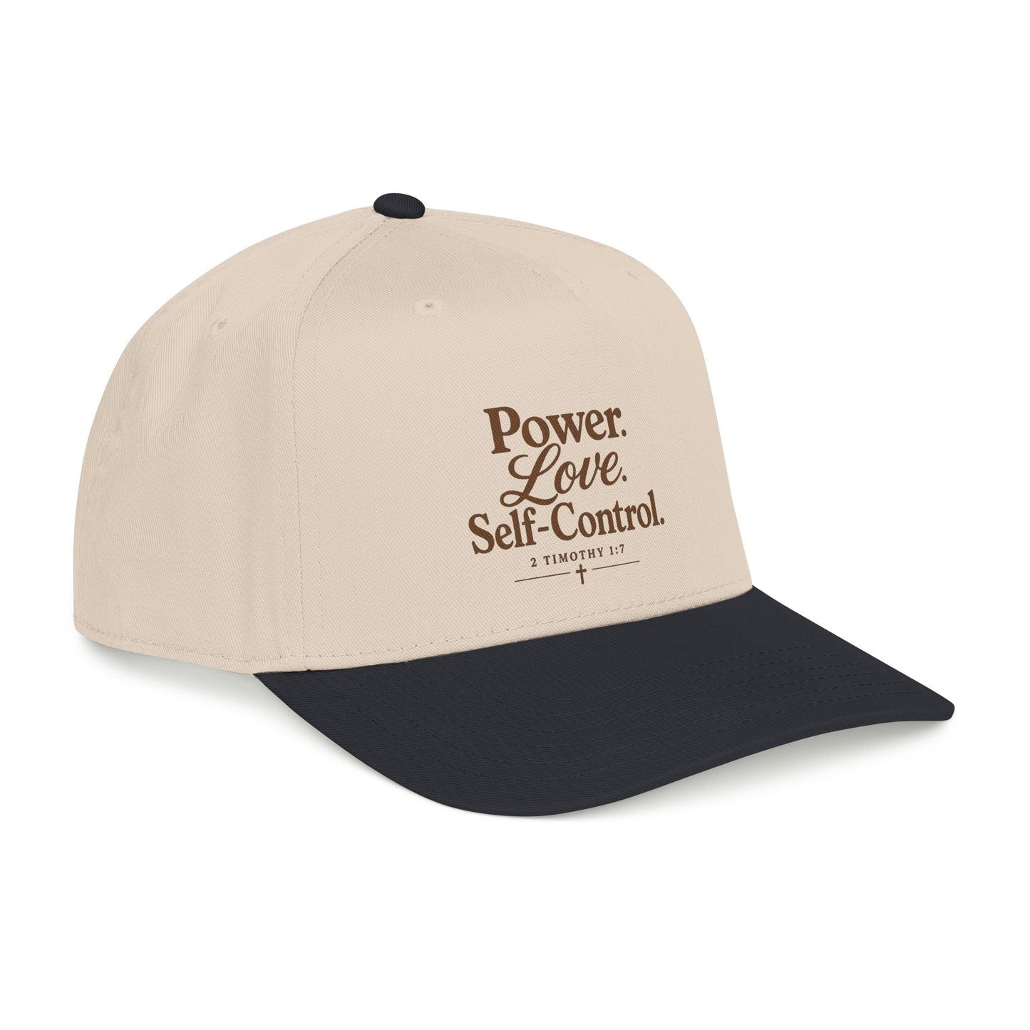 Power Love Self-Control Christian Cap | 2 Timothy 1:7 Bible Verse Snapback Hat | Faith-Based Baseball Cap for Men & Women | Christian Gift