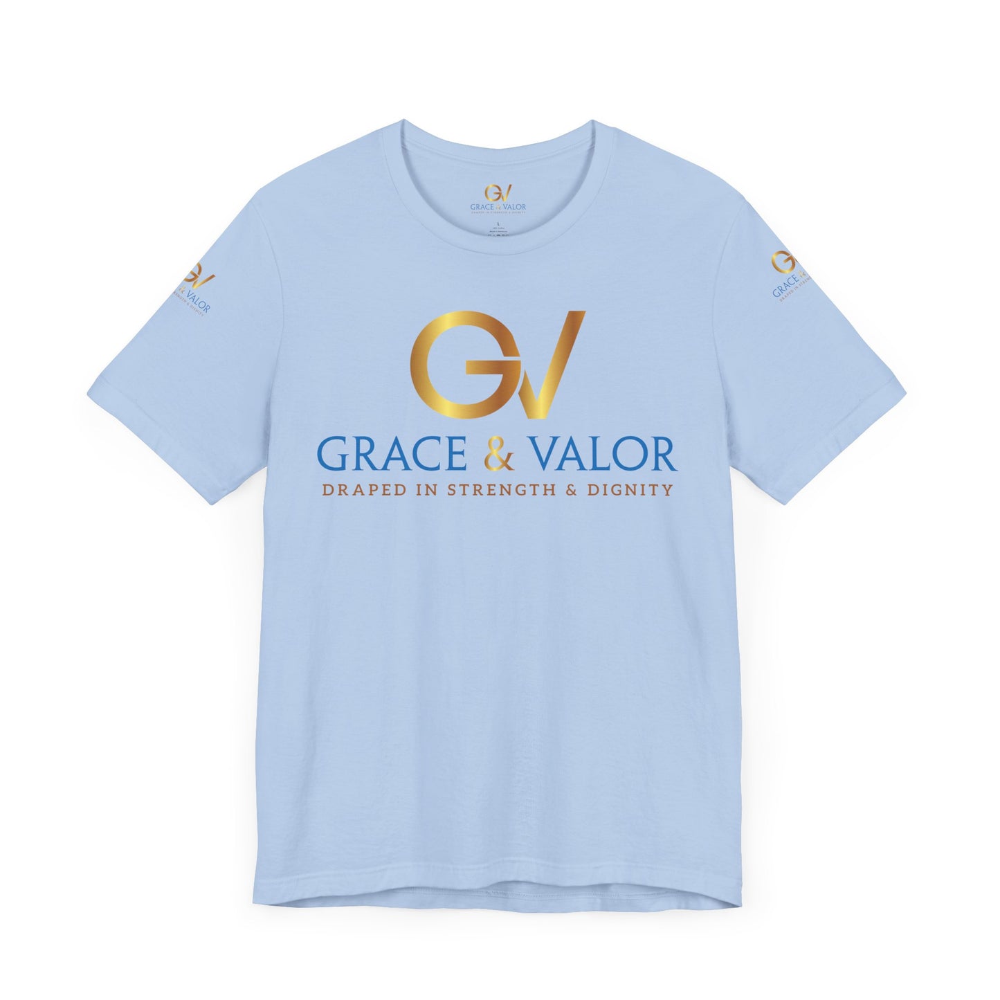 GV Original- Grace & Valor Unisex Jersey Short Sleeve Tee - Strength & Dignity Apparel