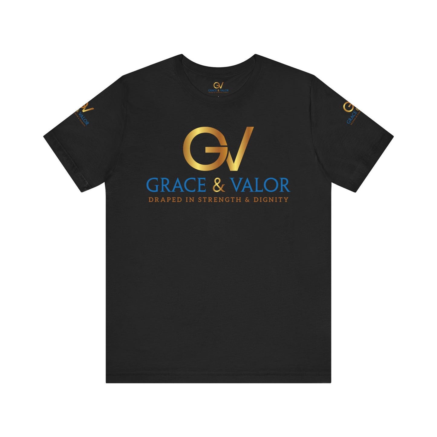 GV Original- Grace & Valor Unisex Jersey Short Sleeve Tee - Strength & Dignity Apparel