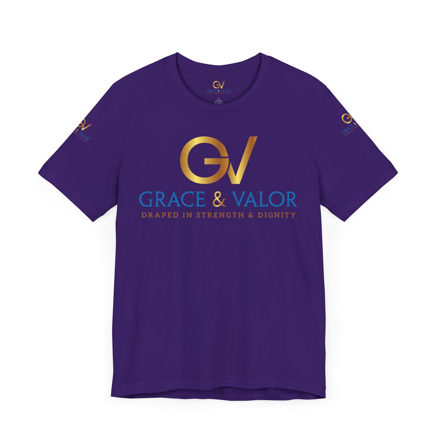 GV Original God Favors - Grace & Valor Unisex Jersey Short Sleeve Tee - Strength & Dignity Apparel
